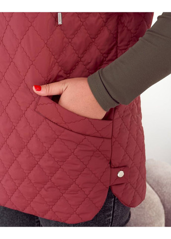 Жилет жіночий стьобаний з капюшоном No Brand (361221230)