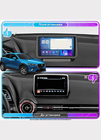 Штатна магнітола для Mazda CX-3 I 2015-2018 IPS 9" 4/64Gb CarPlay 4G Wi-Fi GPS Prime 4 шт. Lesko (336195238)