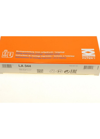 Фильтр салона Honda Civic VIII 05-13 KNECHT LA 344 UA63 No Brand (345783666)