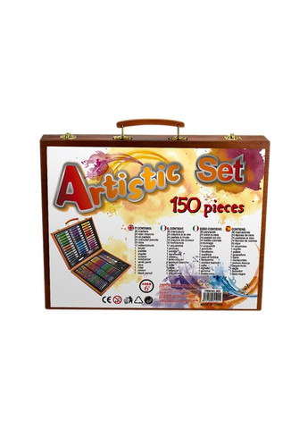 Набір для дитячої творчості в дерев`яному кейсі на 150 предметів Worison (322635075)