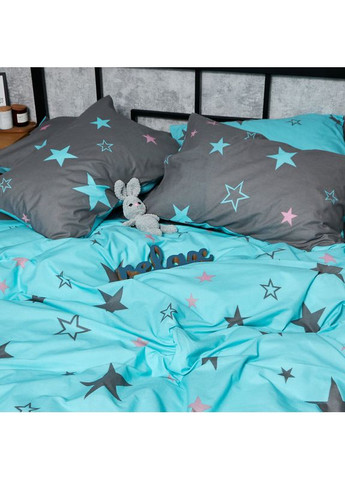 Комплект постельного белья Бязь Gold Люкс «» Полуторный Евро 160х220 наволочки 4х50х70 (MS-820007023) Moon&Star Starry Skies (356114807)