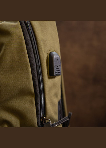 Рюкзак текстильний smart унісекс 20623 Оливковий Vintage (329146662)