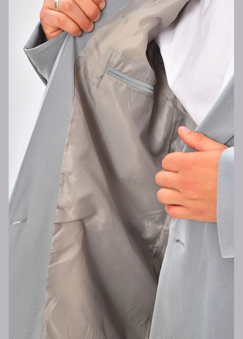 Піджак чоловічий однотонний сірого кольору Let's Shop (340052488)