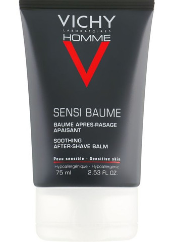 Бальзам після гоління Homme Sensi-Baume After-Shave Balm 75ml (10788-34375) Vichy (368628512)