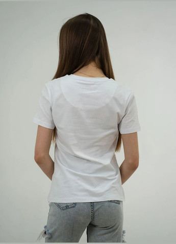 Біла літня футболка жіноча з коротким рукавом Burberry
