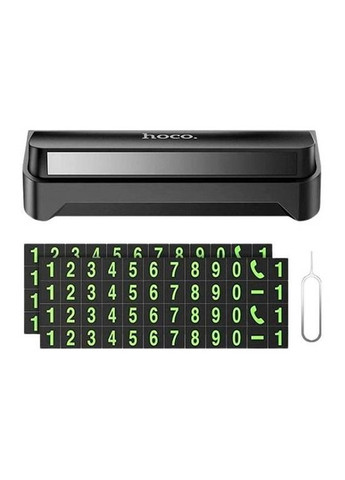 Парковочная автовизитка DPH02 на панель автомобиля Black Hoco (296212995)