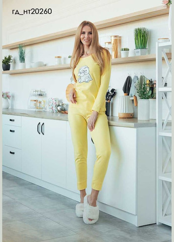 Прозорий жіноча тепла м'яка піжама Good Night