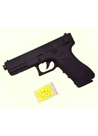 Страйкбольный Пистолет ZM 17 Glock 18C металл, пластик стреляет пульками 6 мм Черный CYMA (363115064)