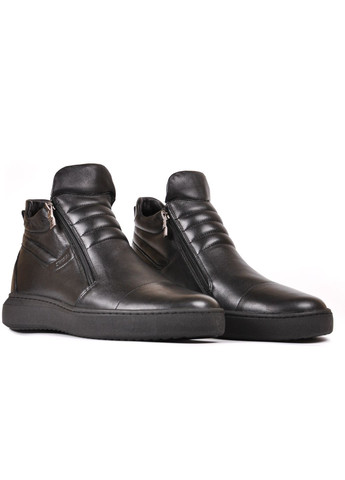 Черные зимние ботинки комфорт 1621-1/s/black/lico Ikos