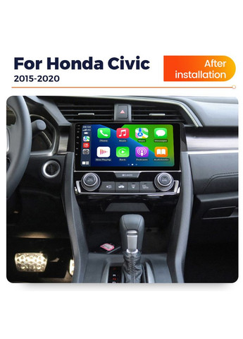Штатная магнитола Makede M7 Plus Honda 10 (2015-2020) M7 Plus 2k 360 8Gb+256Gb Mekede Civic (351868627)