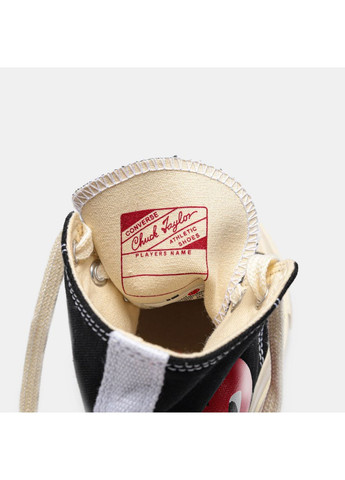 Кеды женские Converse Chuck Taylor All Star 70 Hi Comme des Garcons PLAY Black A08791C Конверс No Brand белые демисезоны (362206621)
