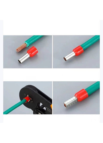 Набор кабельных наконечников-гильзы OlKWL 1900 шт кабельные клеммы, изолированные для обжима проводов 0.5-10 мм No Brand (330778581)