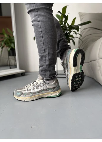 Серые демисезонные кроссовки мужские nike p-6000 grey green gore-tex ii найк п-6000 серые No Brand