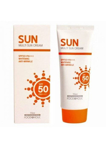 Крем Сонцезахисний З Арбутином Multi Sun Cream SPF50 PA 70ml FoodAHolic (292323696)