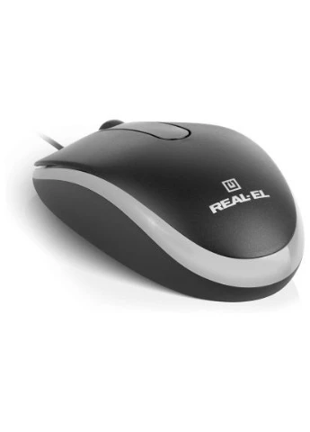 Мишка RM-215 USB Black/Gray (EL123200037) Real-El (397283802)