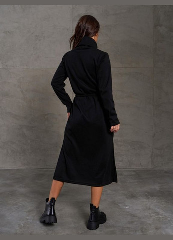 Чорна сукня 14864 чорна ISSA PLUS однотонна