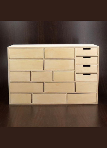 Мини-комод из дерева Кавасан бланже (МНК-003001) No Brand (328228471)