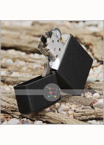 Комплект Запальничка 236 CLASSIC black crackle + Бензин + Кремені в подарунок Zippo (316615841)