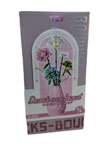 Інтер'єрний конструктор Tenderness серія Flowers for Mom Квіти в рожевій вазі (2104619273) No Brand (382242267)
