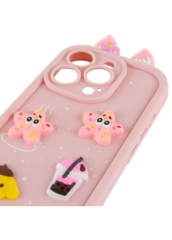 Чехол TPU Toys Case with Ears для Apple iPhone 12 Pro (6.1") Brown No Brand (382923184)