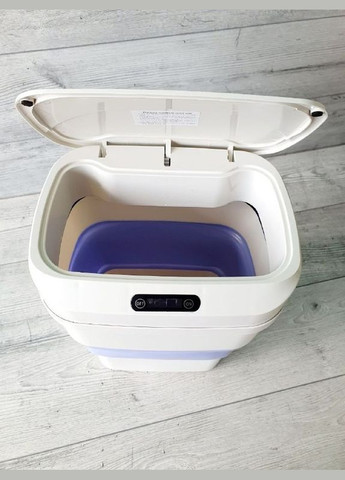 Відро для сміття сенсорне складане з кришкою 8 л сміттєвий кошик силіконовий датчиком для кухні No Brand (348118939)