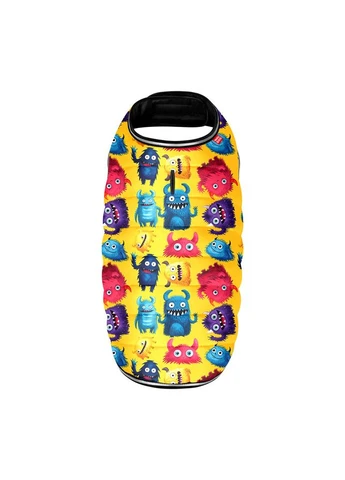 Курточка-накидка для собак Clothes, рисунок "Мохнатые монстры", А 32 см, B 41-51 см, С 25-35 см WAUDOG (374416230)