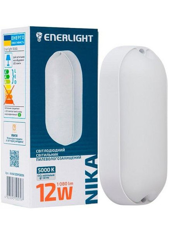 Настінно-стельовий світильник NIKA 12Вт 5000К IP65 Enerlight (350881358)