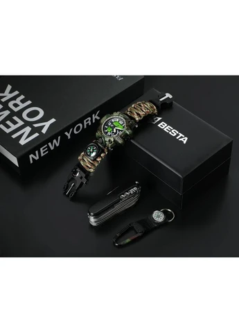 Наручний годинник Box Military Set подарунковий набір, з компасом Besta (377737949)