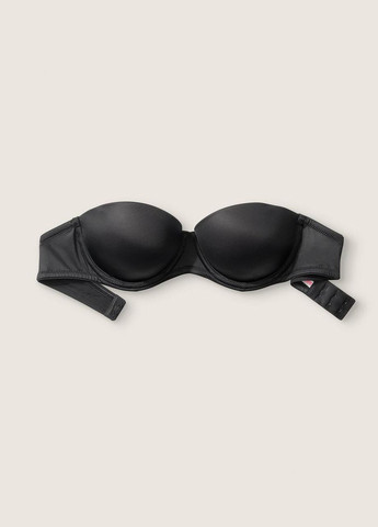 Чорний демісезонний комплект (бюстгальтер + трусики) 75c/s чорний Victoria's Secret