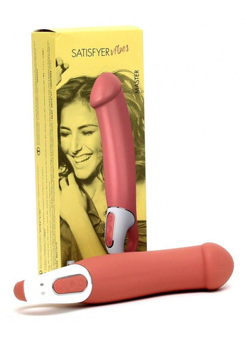 Потужний вібратор Vibes Master гнучкий літій силікон 12 режимів роботи діаметр 46 мм вібромасажер для жінок Satisfyer (298349642)