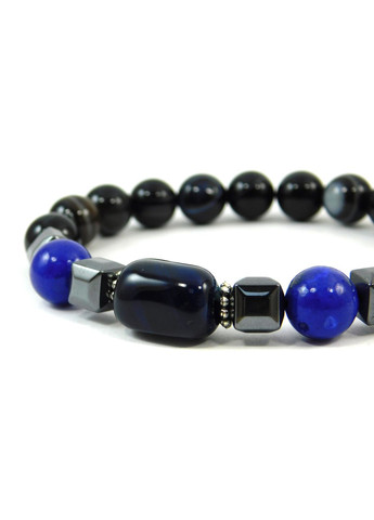 Эксклюзивный браслет Агат, Яшма, Гематит 19 Fursa fashion (322316024)