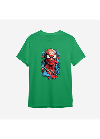 Зелена демісезонна дитяча футболка з принтом "людина-павук". spider-man (10389263584) ТiШОТКА