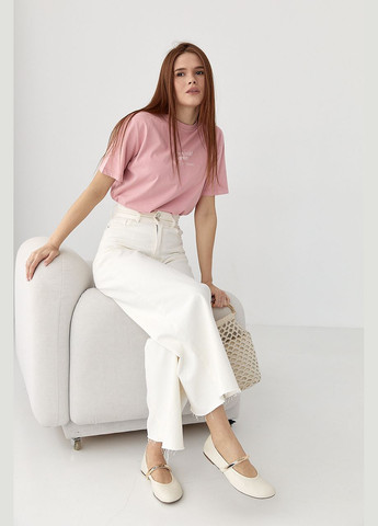 Трикотажная футболка с надписями Lurex - (332199994)