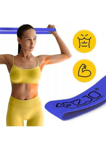 Резинка для фитнеса и спорта из ткани Flex Band 11-15 кг Blue () 4FIZJO P-5907739310934 (340459072)
