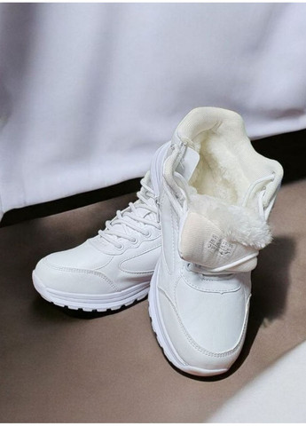 Белые кроссовки зимние No Brand