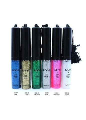 Блискуча підводка для очей NYX Candy Glitter Liner (10 г) 07 Blue NYX Professional Makeup (279364211)