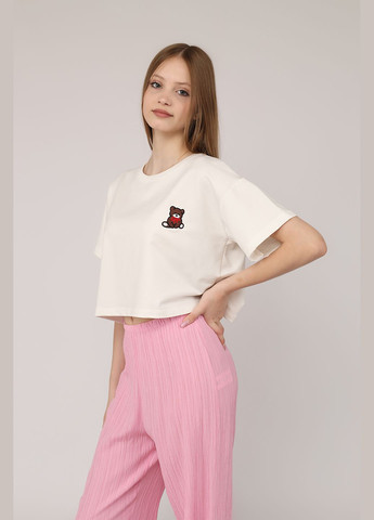 Футболка з коротким рукавом жіноча колір білий CB-00276466 ARMA LIFE - (334429428)