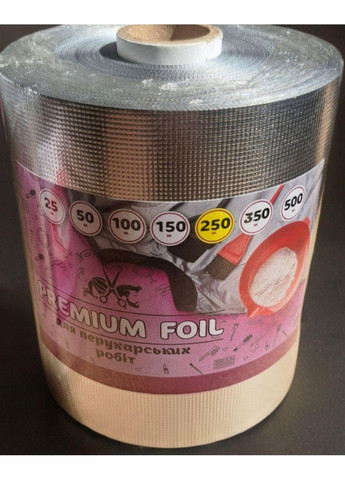 Фольга перукарська 12см 250м 13мк одностороння тиснена No Brand (366880084)