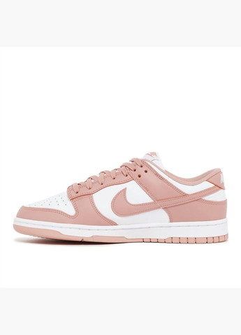 Кроссовки женские Dunk Low Rose Whisper White/Peach DD1503-118 Nike белые (335011518)