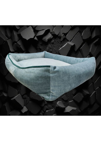 Лежанка 150х105х25см з текстилю для великих та гігантських собак "Topaz Aquamarine" (Бірюзовий) S&N Family (361204560)