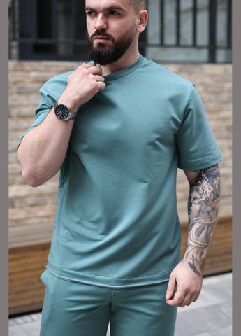 М'ятна футболка чоловіча оверсайз топ якість No Brand