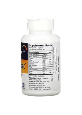 Digest Basic Essential Enzyme Formula 90 капсул Enzymedica (387023323)