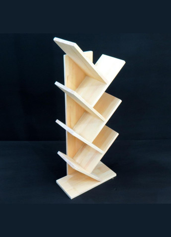 Книжный стеллаж из дерева Мураками 7 бланже (КПС-700901) No Brand (328076533)