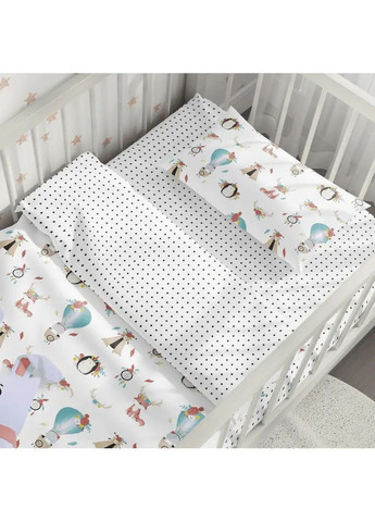 Детский комплект постельного белья, одеяло 140*105 см, наволочка 40*60 см, Лесные зверушки ТЕПИК Белый (20850140105) ТЕП (365851656)
