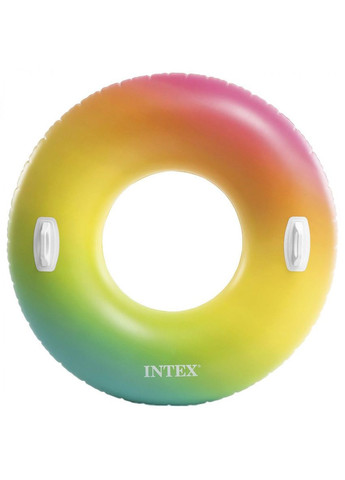 Надувний круг з ручками "Вихор кольору" Intex (289852415)