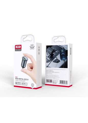 ОЗУ CC46 QC3.0 18W Gray XO (297453209)