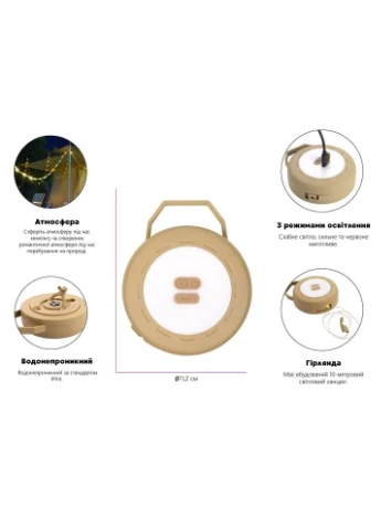 Кемпинговая гирлянда LAMBRO Beige (F2308900AJ3) Schwarzwolf (391818482)