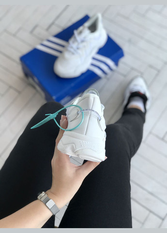 Кросівки жіночі і чоловічі Adidas Ozweego White | Адідас Озвіго білі No Brand білі демісезони (307397764)