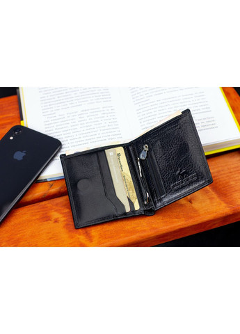 Чорне маленьке портмоне на магніті з затискачем MC-101Н-1 Marco Coverna (369155213)