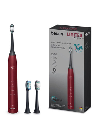 Щетка зубная электр. Jet LE2025 GP, 80т. кол/мин, насадок-2, 5 режимов, бордо Beurer (370614709)